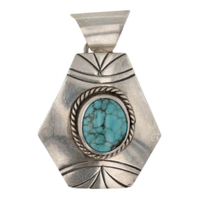 Navajo Turquoise Pendant