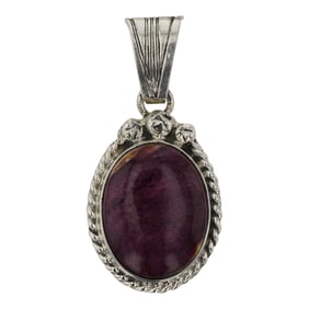 Art Platero Navajo Spiny Oyster Pendant