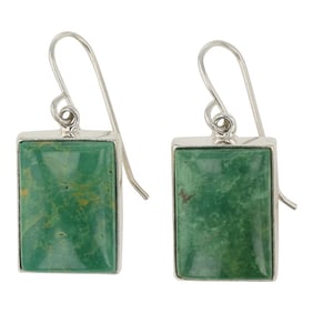 Chris Billie Navajo Menassa Turquoise Earrings