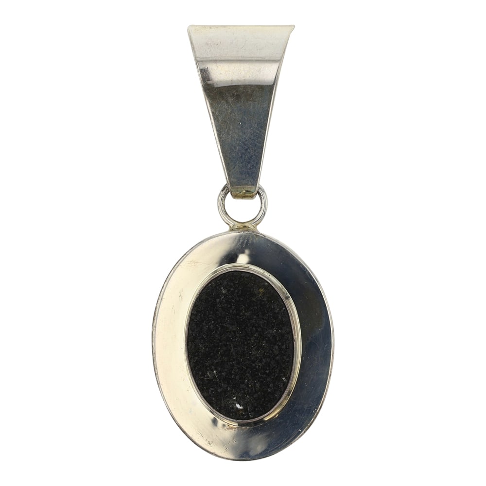 Paul Livingston Navajo Druzy Quartz Pendant (1 of 2)