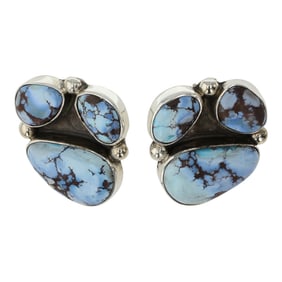 Randall Endito Navajo Golden Hill Turquoise Earrings