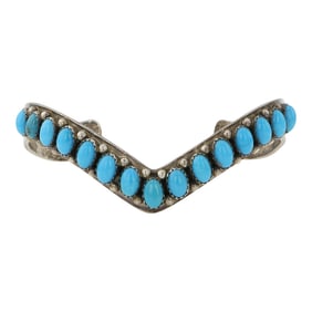 Darrin Livingston Navajo Sleeping Beauty Turquoise Bracelet
