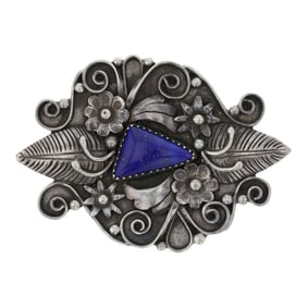 Vintage Navajo Lapis Pin & Pendant