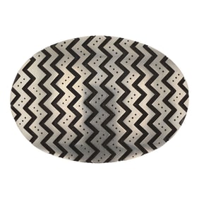 Navajo Plain Silver Belt Buckle