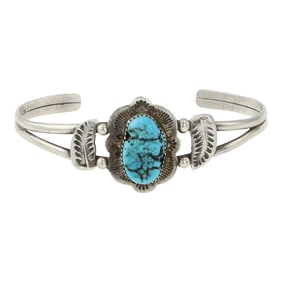 Herbert Tsosie Navajo Kingman Turquoise Bracelet