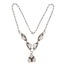 Vintage Navajo Pink Mussel Shell Necklace