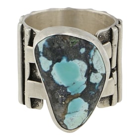 Navajo Golden Hill Turquoise Ring