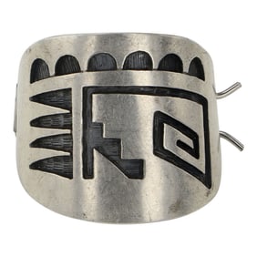 Hopi Plain Silver Hair Barrette
