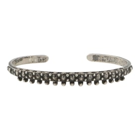 Vintage Navajo Plain Silver Cuff Bracelet