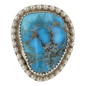 Navajo Compitos Turquoise Ring