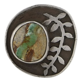 Navajo Boulder Turquoise Ring
