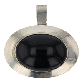 Navajo Black Onyx Pendant