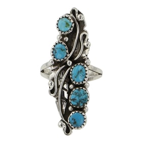 Navajo Kingman Turquoise Ring