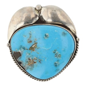Navajo Blue Ridge Turquoise Pin