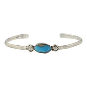 Aaron Johnson Navajo Turquoise Cuff bracelet (1 of 3)
