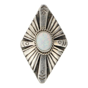 Navajo Synthetic Opal Ring