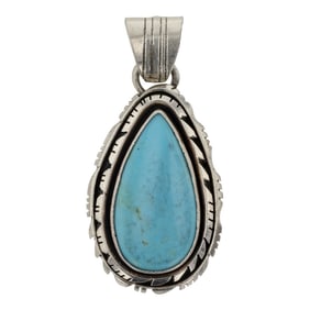 RB Navajo Kingman Turquoise Pendant