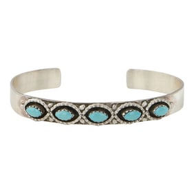 Zuni Turquoise Cuff Bracelet