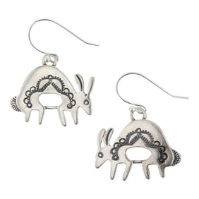 Navajo Plain Silver Earrings