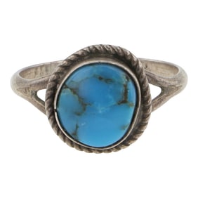 Vintage Navajo Turquoise Ring