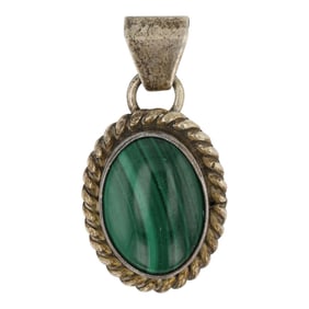 Navajo Malachite Pendant