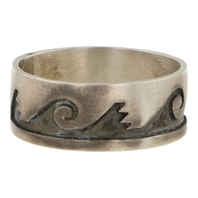 Navajo Plain Silver Band