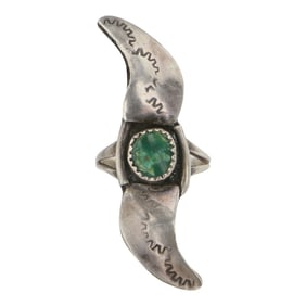 Vintage Navajo Nevada Turquoise Ring
