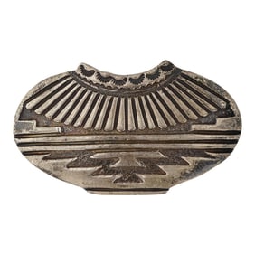 Vintage Navajo Plain Silver Pin