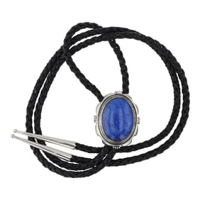 Navajo Lapis Bolo Tie