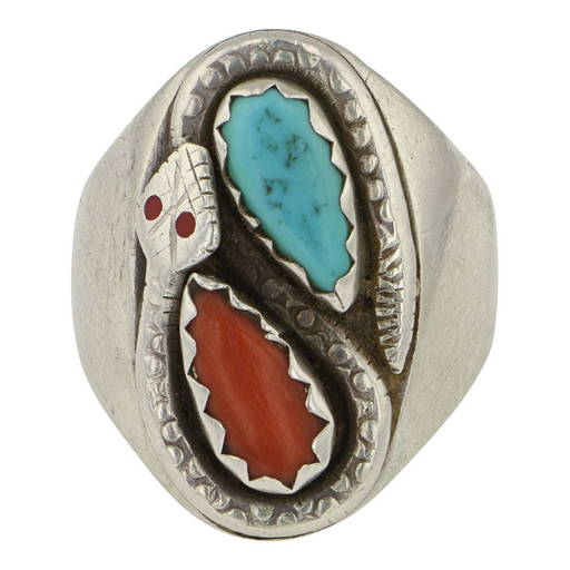 Gorgy!! Vintage Native American Navajo Football Style Coral Sterling Silver Necklace Gorgy!! Vintage Native American Navajo Football Style Coral Sterling Silver Necklace
