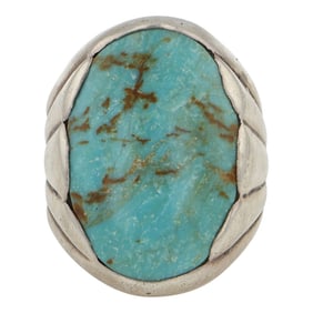 Bell Trading Post Vintage Nevada Turquoise Men's Ring