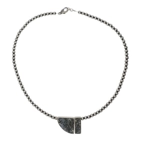 Navajo New Landers Chalcociderite Contemporary Necklace