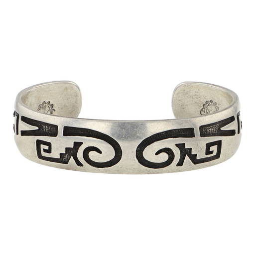 Marc Coochwykvia!! Rare Vintage Native American Hopi Sterling Silver Bracelet Old Marc Coochwykvia!! Rare Vintage Native American Hopi Sterling Silver Bracelet Old