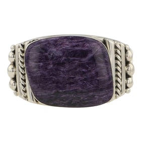 Albert Lee (1978-2022) Fifth Generation Navajo Silversmith & Master Jeweler Award Winning Charoite