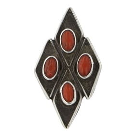 Navajo Coral Ring