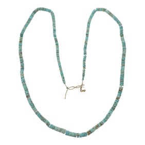 Navajo Number Eight Turquoise Necklace