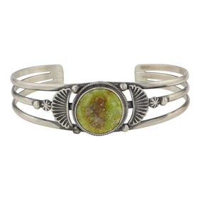 Randy Boyd Navajo Sonoran Gold Turquoise Bracelet