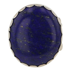 Pual Livingston Navajo lapis Ring
