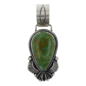 Jackson Hoskie Navajo Royston Turquoise Pendant