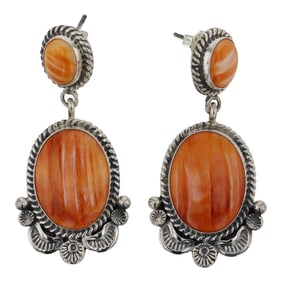 Ella Linkin Navajo Spiny Oyster Earrings