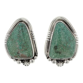 Randy Billy Navajo Nevada Turquoise Earrings