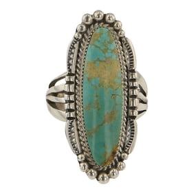 RB Navajo Menassa Turquoise Ring