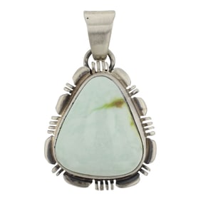 Norvin Johnosn Navajo Palomino Variscite Pendant
