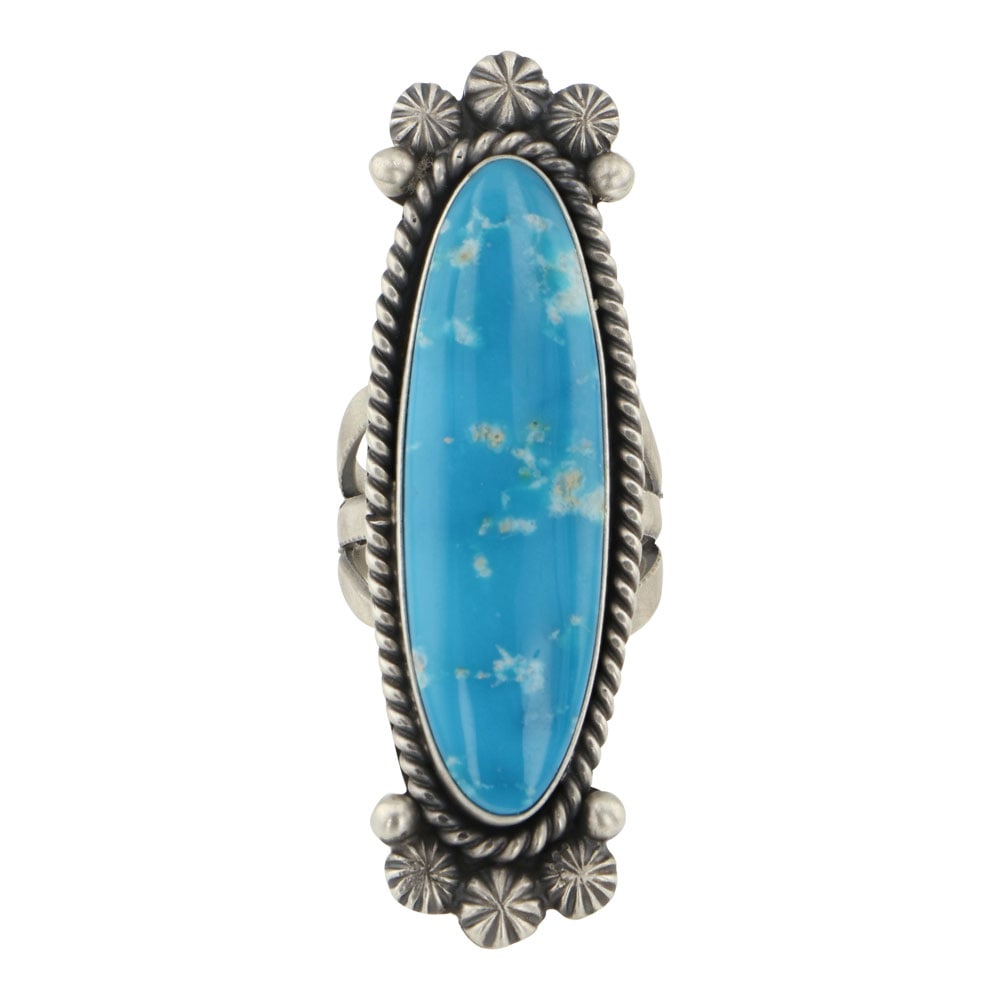 Navajo Blue Ridge Turquoise Ring (1 of 3)