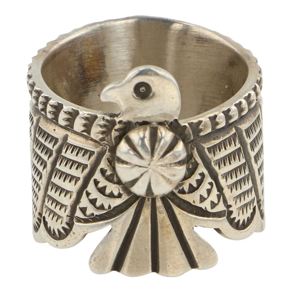 Darrell Cadman Navajo Thunderbird Ring (1 of 4)