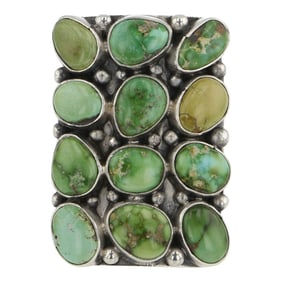 Navajo Sonoran Gold Turquoise Ring