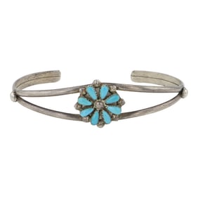 Zuni Sleeping Beauty Turquoise Bracelet