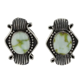 Victoria Wyllie Navajo Palomino Variscite Earrings