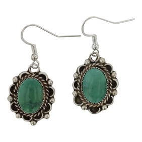 Navajo Compitos Turquoise Earrings