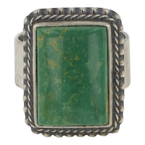 Navajo Menassa Turquoise Ring